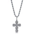 Gold/Silver Baguette Cross Pendant