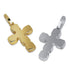 Gold/Silver Baguette Cross Pendant