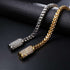 Gold/Silver Chain Bracelet With Blinged Out Clasp
