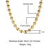 Gold/Silver Coffee Bean link chain + FREE Bracelet Bundle