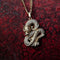 Gold/Silver Dragon Pendant Necklace