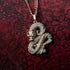 Gold/Silver Dragon Pendant Necklace