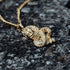Gold/Silver Dragon Pendant Necklace