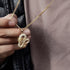 Gold/Silver Dragon Pendant Necklace