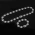 Gold/Silver Pig nose chain + Bracelet + FREE watch Set