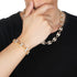 Gold/Silver Pig nose chain + Bracelet + FREE watch Set
