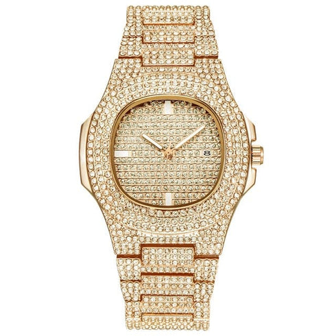 Gold/Silver Pig nose chain + Bracelet + FREE watch Set
