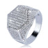 Gold/Silver Poly Geometric Ring