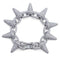 Gold/Silver Rivet Spike Bracelet