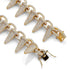 Gold/Silver Rivet Spike Bracelet