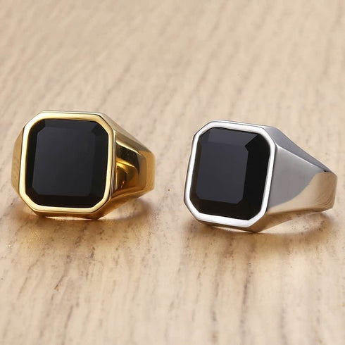 Gold/Silver Rock Punk Ring