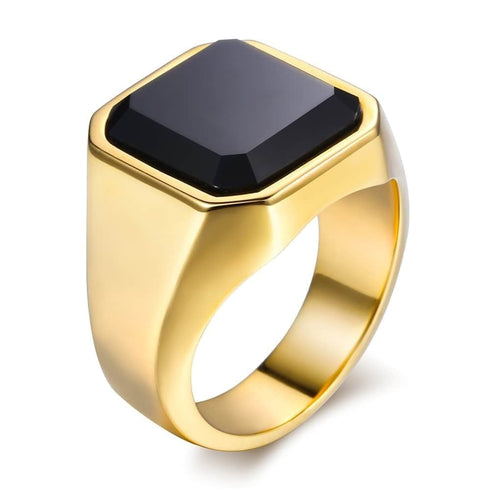 Gold/Silver Rock Punk Ring