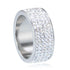 Gold/Silver Thick Band Bling Ring