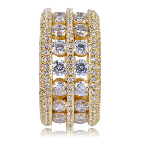Gold/Silver Thick Band Ring