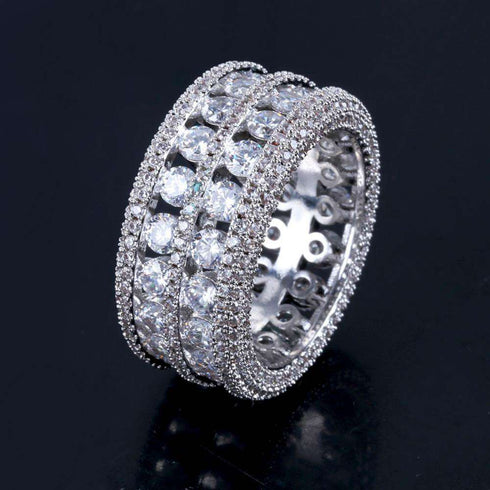 Gold/Silver Thick Band Ring