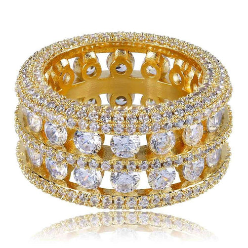 Gold/Silver Thick Band Ring