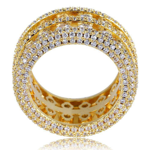 Gold/Silver Thick Band Ring