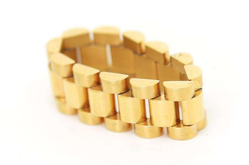 Gold/Silver Watch Band Ring