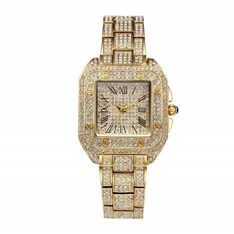 Square Bling Bezel Watch