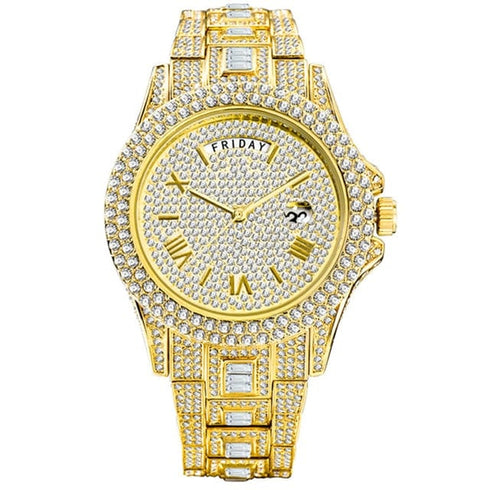 Top G Iced Out Baguette Watch