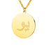 Gold/Silver Arab Initial Pendant