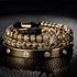 VVS Jewelry Fit For a King 3pc Gold Bangle Set