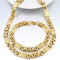 VVS Jewelry Flat Byzantine Chain +FREE Bracelet Bundle