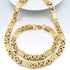 VVS Jewelry Flat Byzantine Chain +FREE Bracelet Bundle