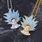 VVS Jewelry Iced San Goku Pendant + Chain AAA Quality