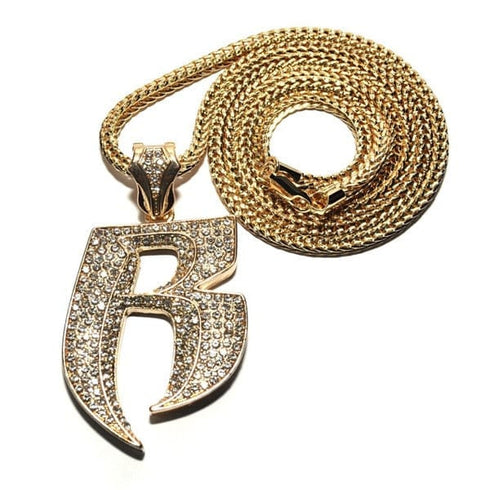 VVS Jewelry RUFF RYDERS Iced Pendant Curb Cuban Chain