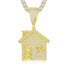 VVS Moissanite S925 Silver Trap House