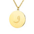 Gold/Silver Arab Initial Pendant