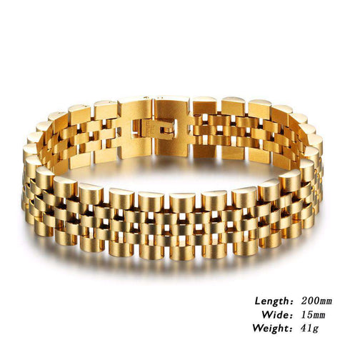 Gold Watch Band Bracelet