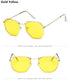 Jumpan Metal Square Frame Sunglasses