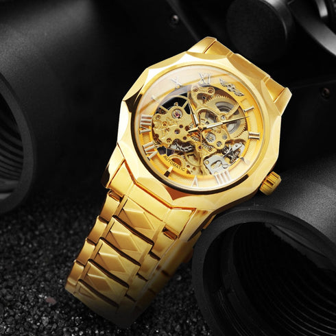 Lux Dodecagon Skeleton Automatic Mechanical Watch