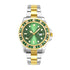 VVS Jewelry Rollie Style Iced Gem Dial Two-Tone Watch