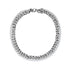 Half Pearl and Steel 10mm Miami Cuban Chain Necklace