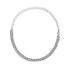 Half Pearl and Steel 10mm Miami Cuban Chain Necklace