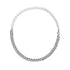 Half Pearl and Steel 10mm Miami Cuban Chain Necklace