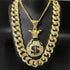 Moneybagg Dollar Chain and Cuban Choker Bundle