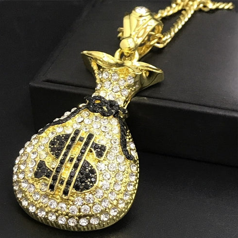 Moneybagg Dollar Chain and Cuban Choker Bundle