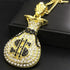 Moneybagg Dollar Chain and Cuban Choker Bundle