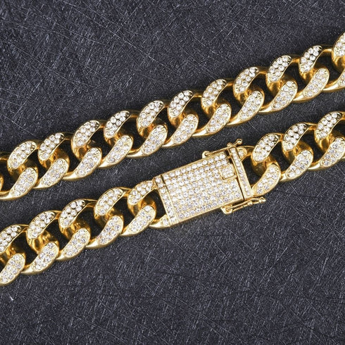 Moneybagg Dollar Chain and Cuban Choker Bundle