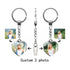 Custom Photo Keychain Heart-Shaped