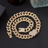 Miami Heart Cuban Chain and FREE Bracelet Bundle