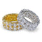 Hexagon CZ Bling Ring