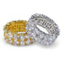 Hexagon CZ Bling Ring