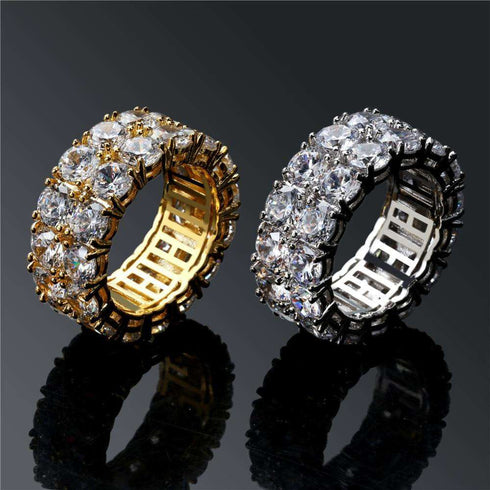 Hexagon CZ Bling Ring