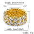 Hexagon CZ Bling Ring