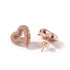 Hollow Heart Stud Earrings